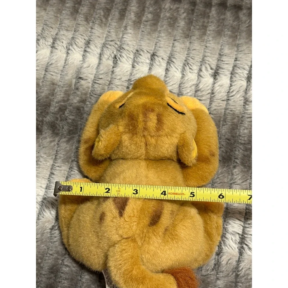 Disney Vintage Lion King Simba Plush Disneyland Walt Disney 9 inch Pouncing Lion